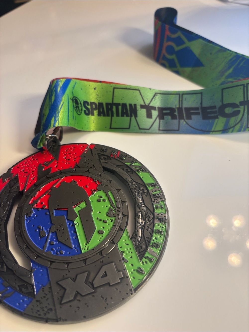 Spartan Trifecta 4x Medal 2025 Multifecta
